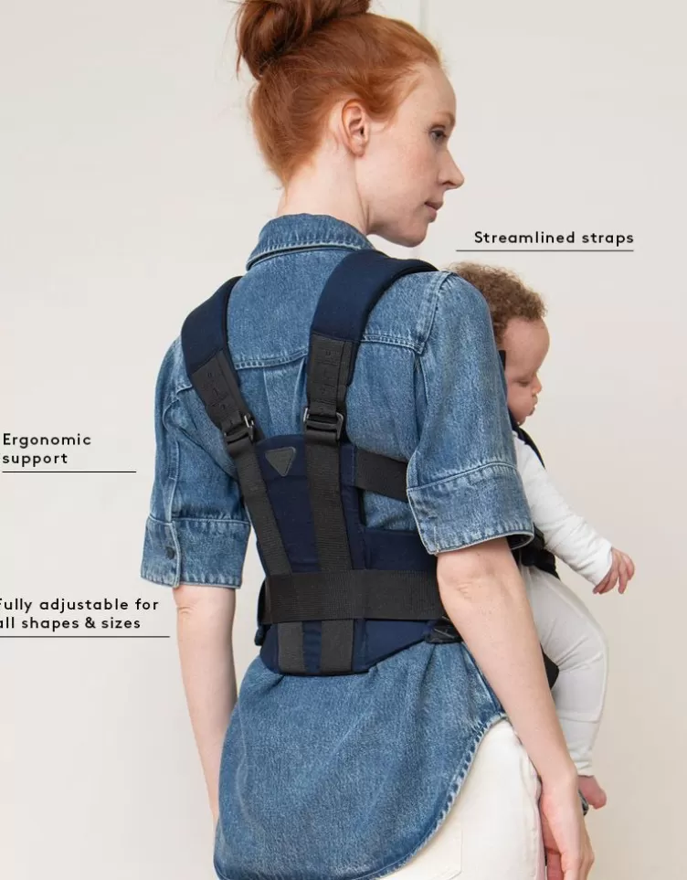 Seraphine Le CARIPOD™ | Porte-bébé - Toile en coton bleu marine< CARIPOD™ | Vêtements d'allaitement